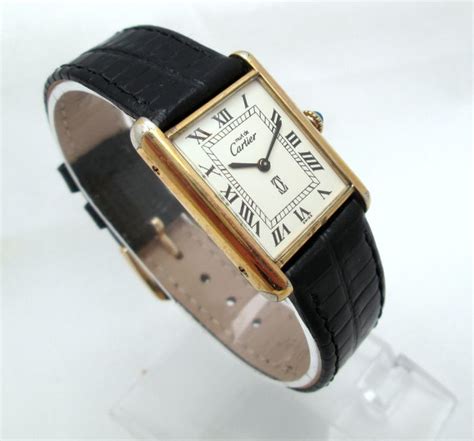 cartier tank men's vintage.